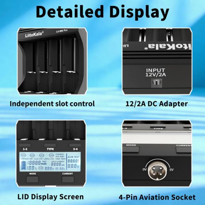 Зарядное устройство LiitoKala Lii-500 PRO