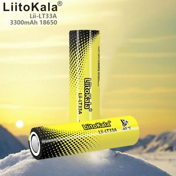 Аккумулятор LiitoKala Lii-LT33A 18650 3300 мАч, морозостойкий (до -40°C)