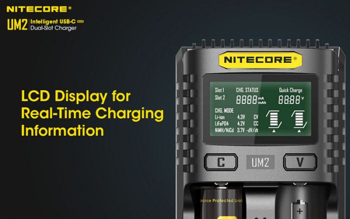 Зарядное устройство NITECORE UM2