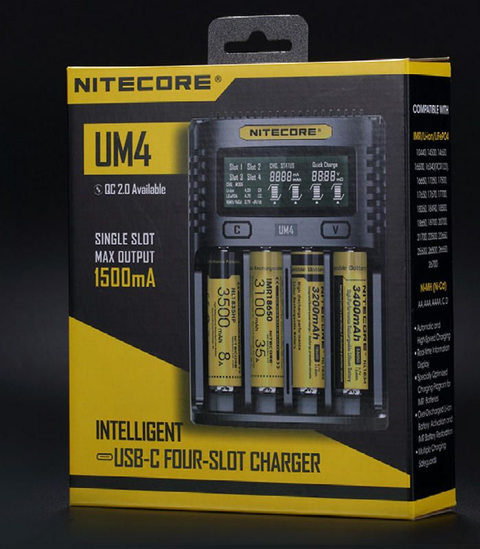 Зарядний пристрій NITECORE UM4