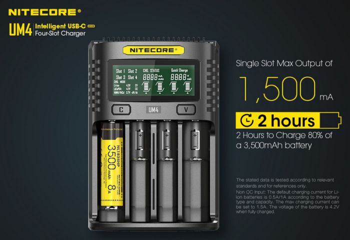 Зарядний пристрій NITECORE UM4
