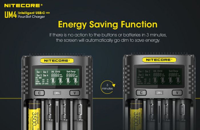 Зарядний пристрій NITECORE UM4