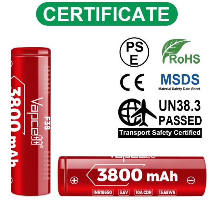 Vapcell F-38 18650 3800mAh