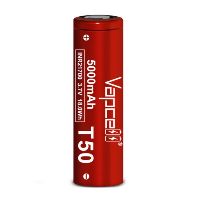 Цилиндрический аккумулятор Vapcell T-50 21700 5000mAh